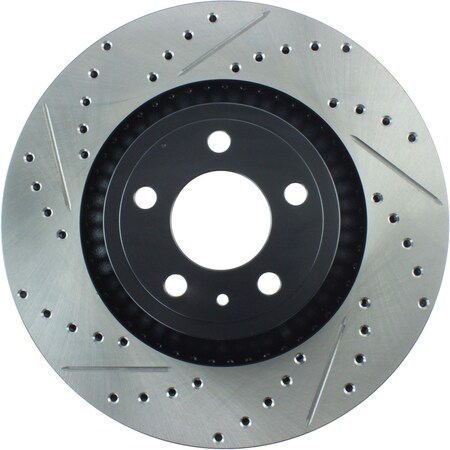 Centric Parts Sport Drilled/Slotted Brake Rotor, 127.61114R 127.61114R